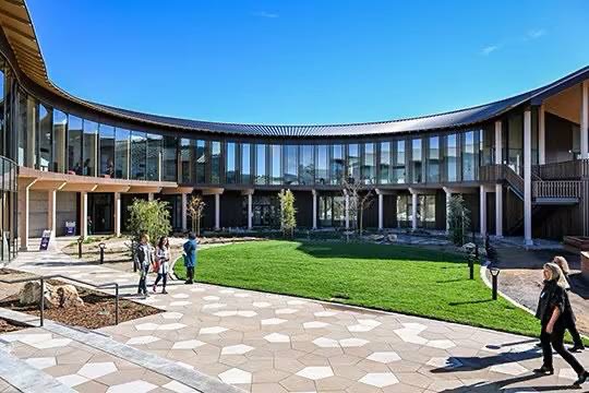Ohana Center circular courtyard